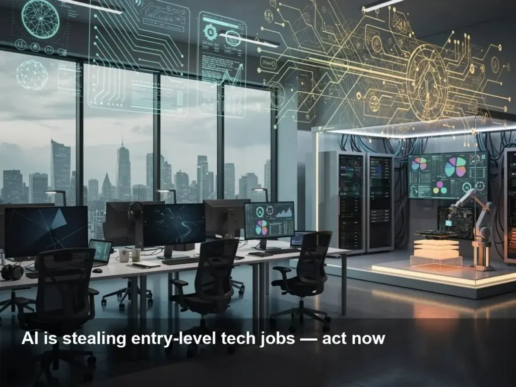 AI Automation Slams Entry-Level Tech Jobs, Graduates Fall