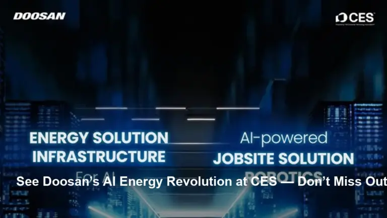 Doosan Unveils AI-Driven Energy and Robotics at CES