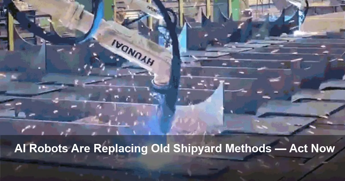 HD Hyundai’s AI Robots Are Overhauling Shipbuilding