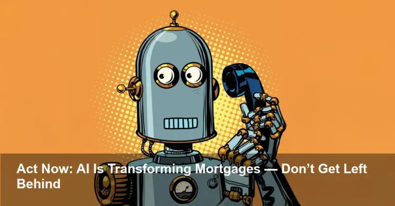 Mortgage Innovation Accelerates: AI & Automation Surge