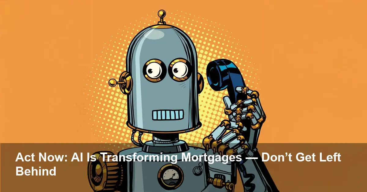 Mortgage Innovation Accelerates: AI & Automation Surge
