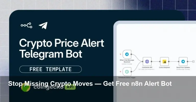 Don't Miss Gains: Free n8n Crypto Price Alert Bot Now