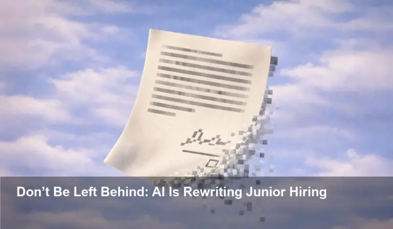 AI Forces Agencies to Drop 'Purist' Junior Hires Now