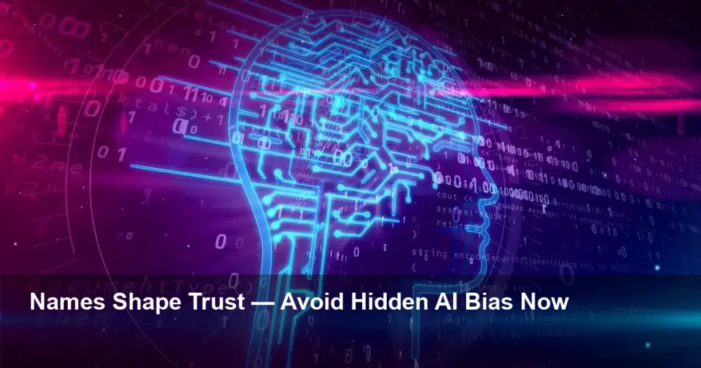 AI Agent Personas: How Names and Identities Bias Trust