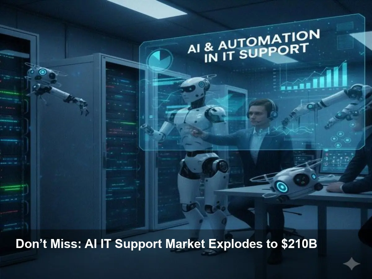 Warning: AI in IT Support Market to Reach $210B by 2032