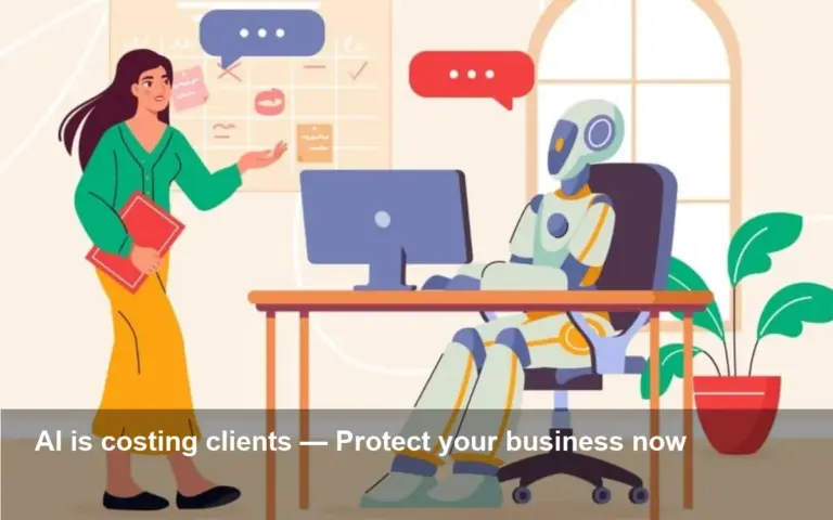 1 in 4 Business Owners Lose Clients to AI — Act Now