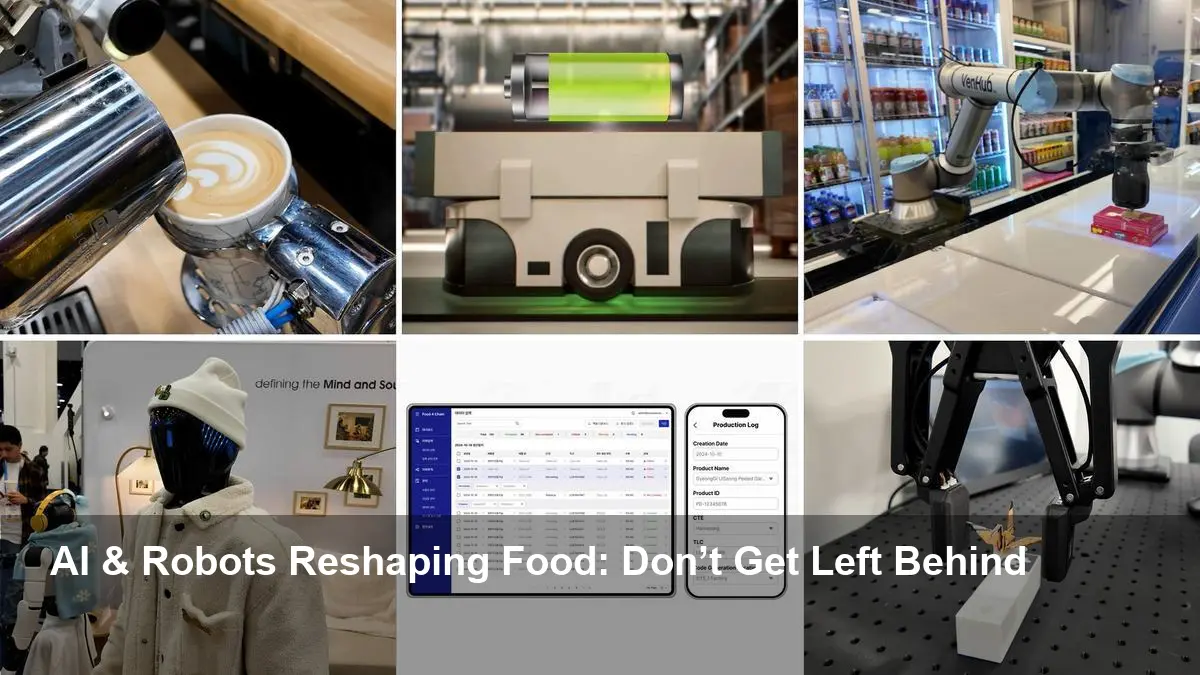 AI, Robotics Dominate F&B at CES 2026 – Urgent Shift