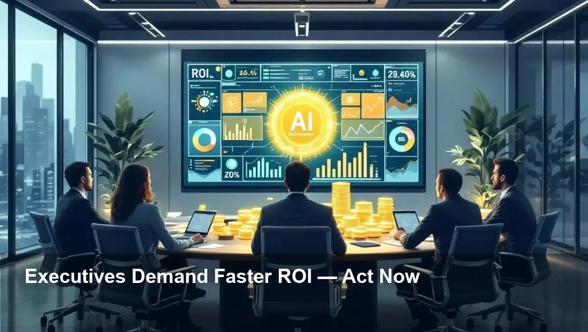 C-suites Push for Faster Tech Payback, AI Sprint Now