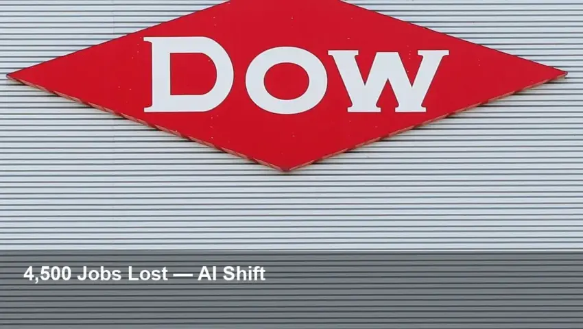 Dow to Cut 4,500 Jobs Amid Shift to AI Automation Now