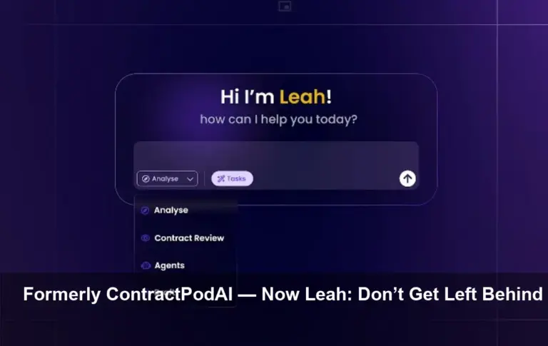 ContractPodAI Now Leah: Expanding Agentic Automation