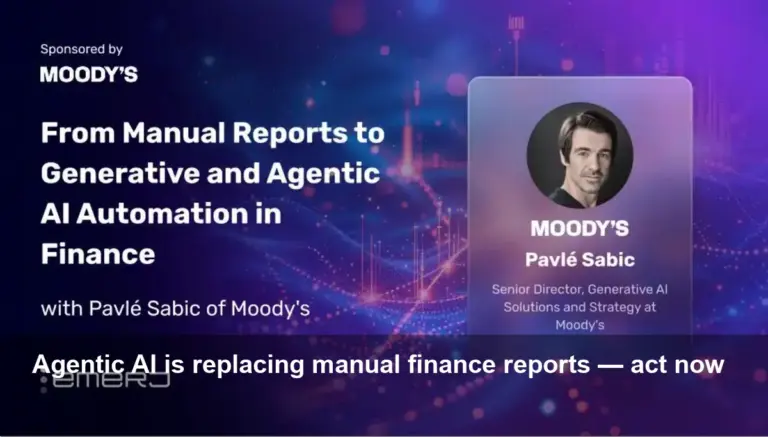 Moody’s on Agentic AI: End of Manual Finance Reports
