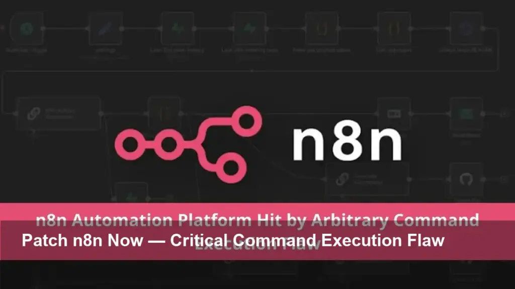 Critical n8n Flaw Lets Attackers Execute Commands Now