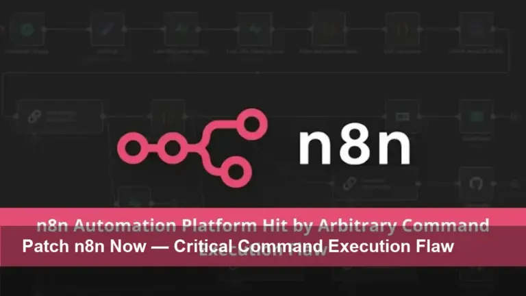 Critical n8n Flaw Lets Attackers Execute Commands Now