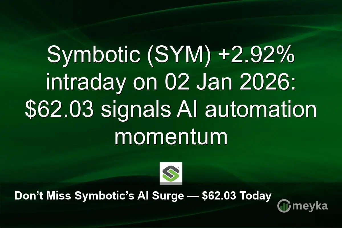 Symbotic Surges 2.92% to $62.03 — AI Automation Buzz