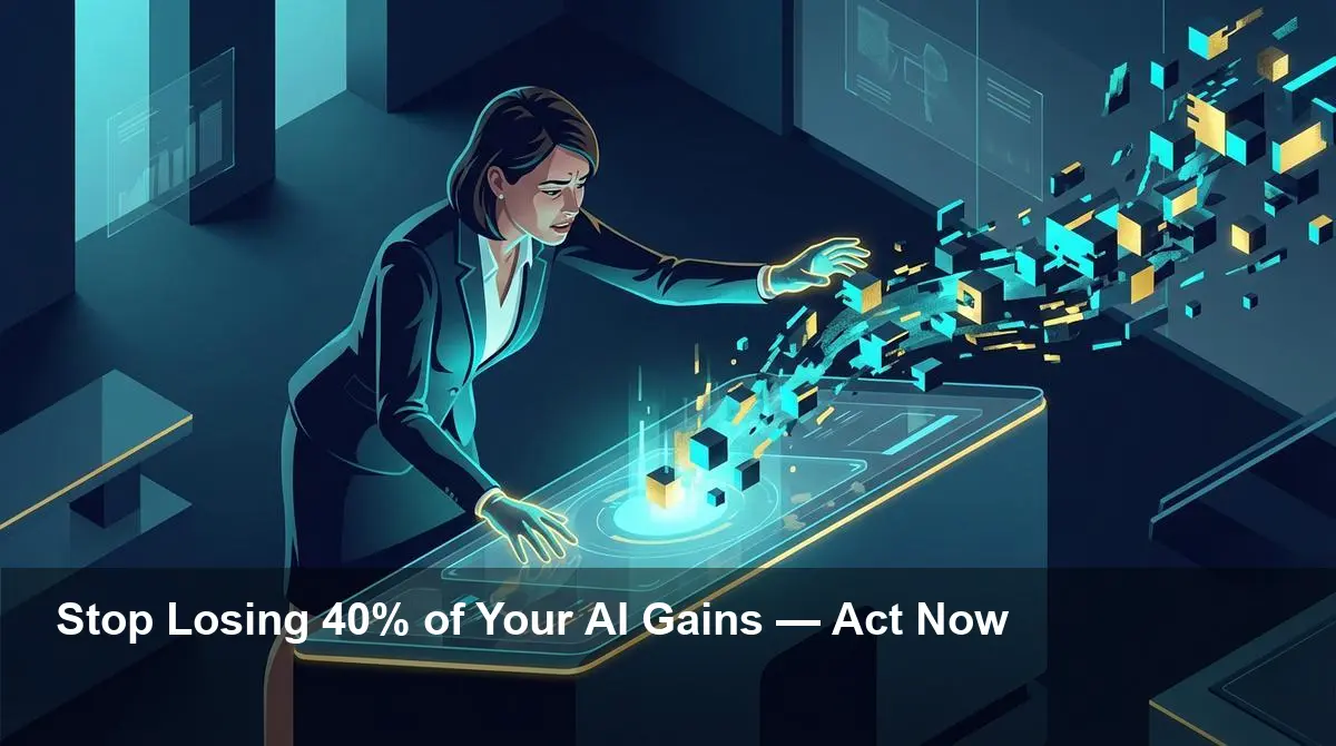 New Workday Study: Firms Lose 40% of AI Productivity