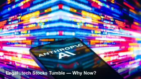 Anthropic AI release sends legal‑tech stocks tumbling