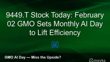 GMO Starts Monthly AI Day — Stock Climbs on Margin Hopes