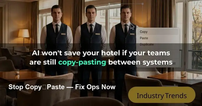 AI Won't Save Hotels If Teams Still Copy‑Paste Data