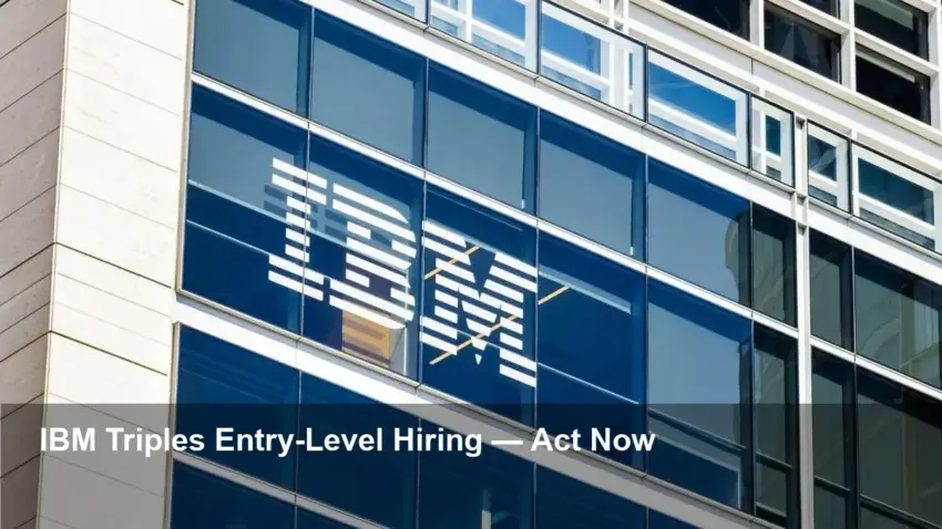 IBM to Triple Entry-Level Hiring in US in 2026 — Why