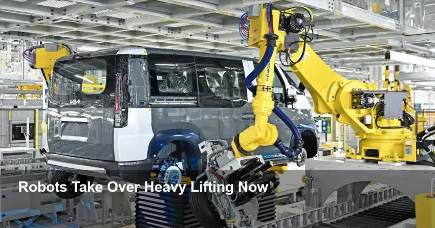 Kia AI Robots Fit 50kg Tailgate in 105 Seconds